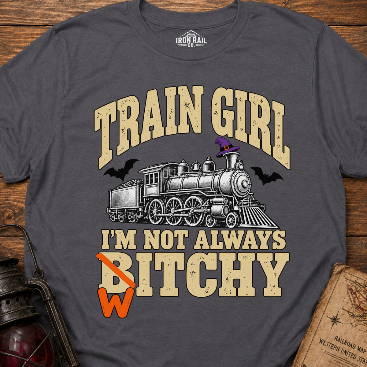 Train Girl – I’m Not Always Witchy Halloween T-Shirt
