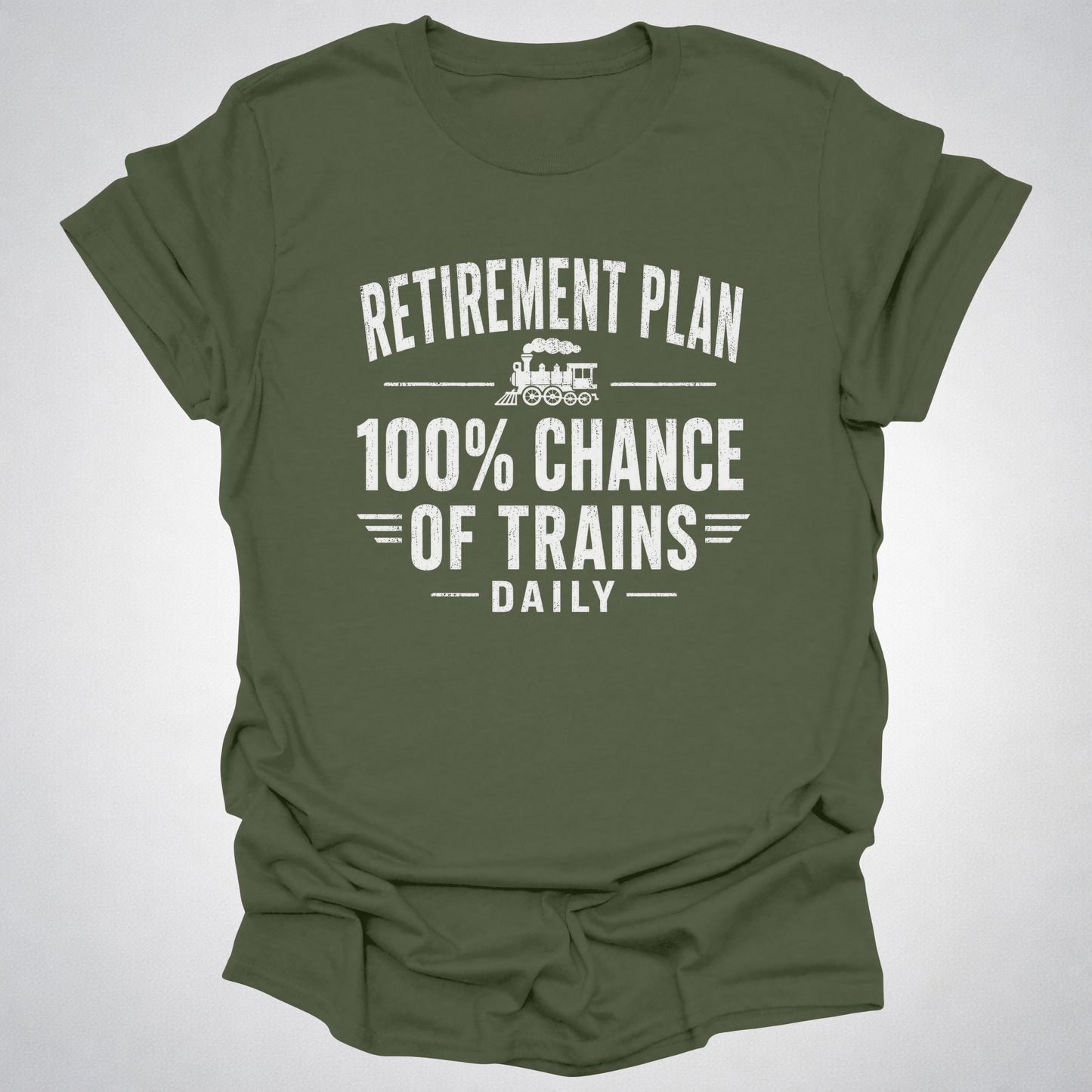 Retirement Plan Train T-Shirt