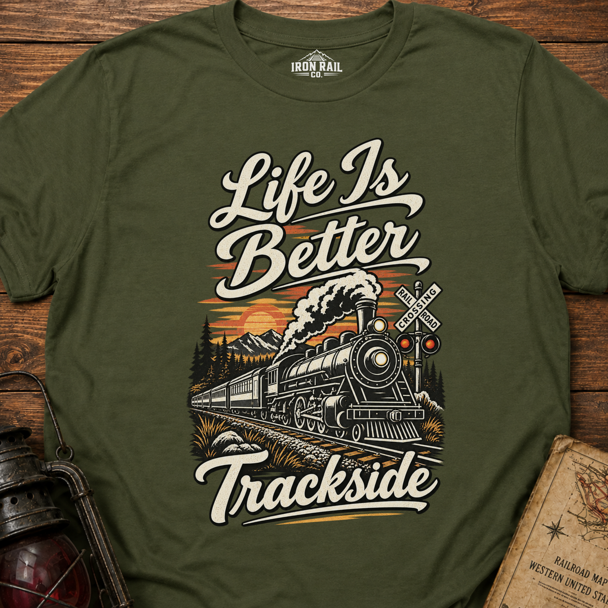 Life Is Better Trackside T-Shirt