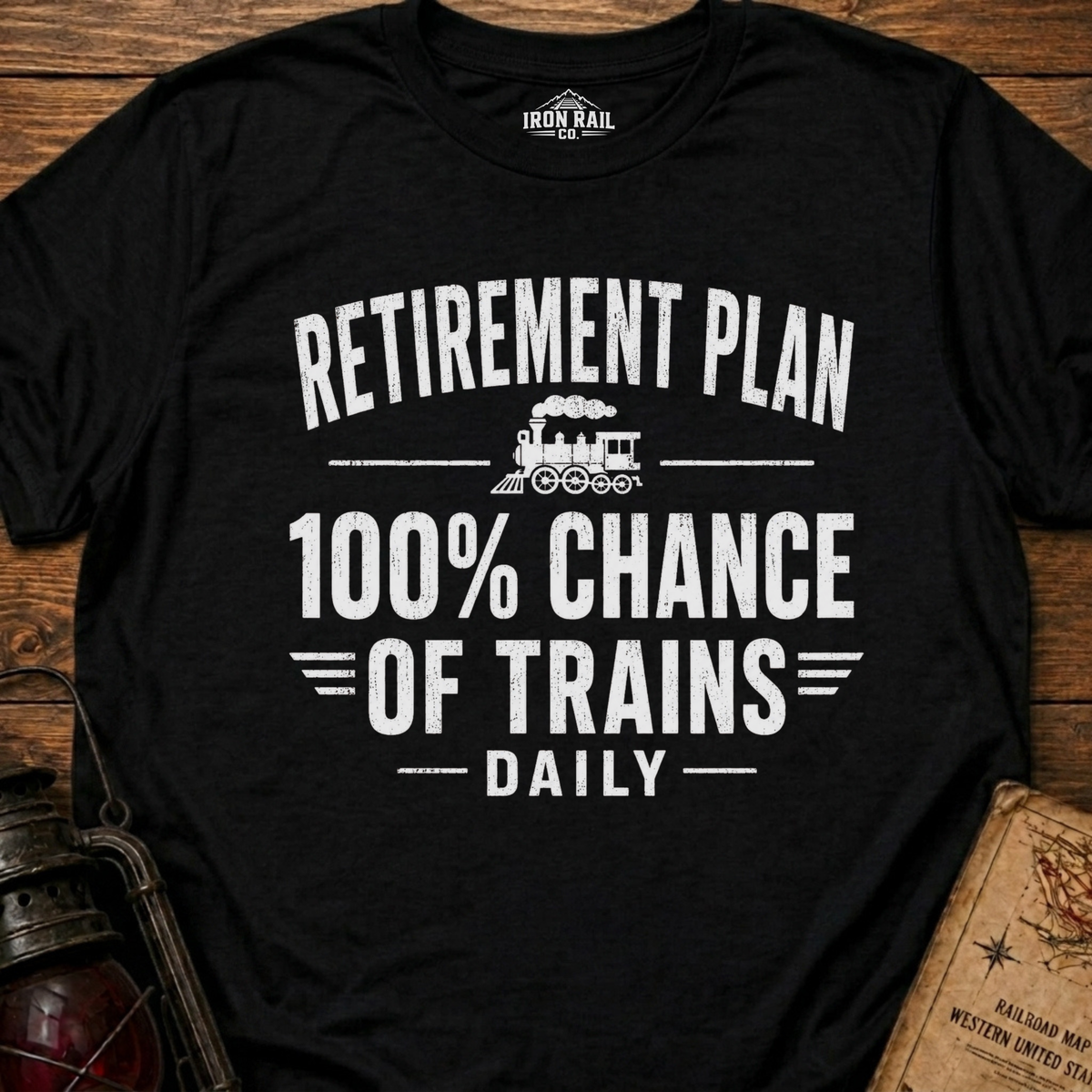 Retirement Plan Train T-Shirt