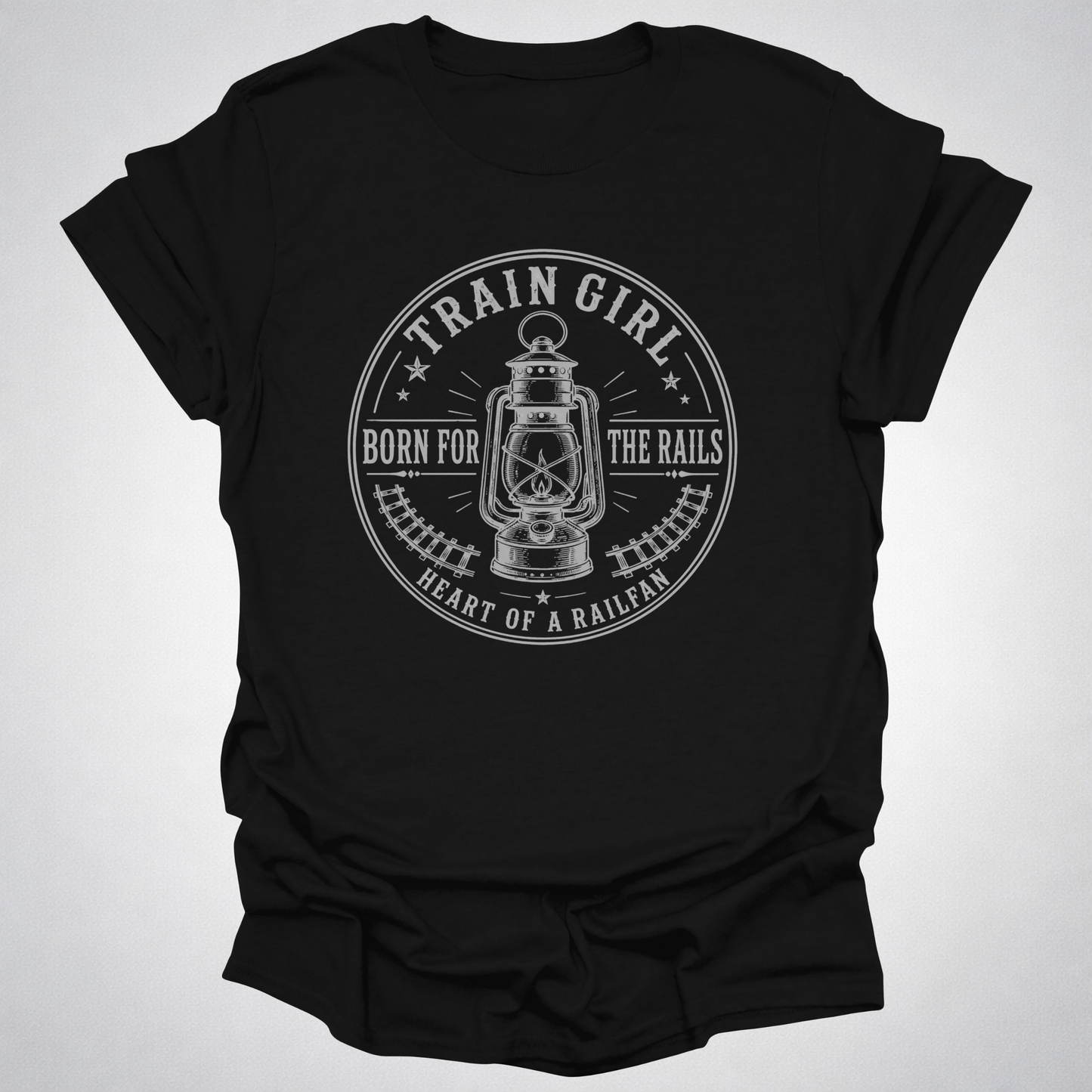 Train Girl Born for the Rails T-Shirt