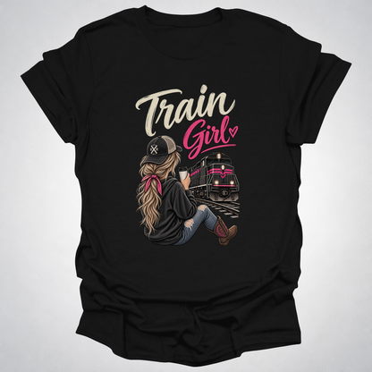 Train Girl Railfan T-Shirt