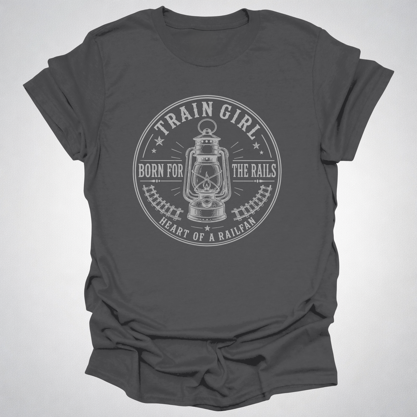 Train Girl Born for the Rails T-Shirt