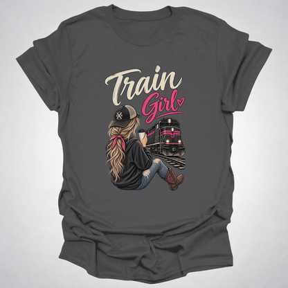 Train Girl Railfan T-Shirt