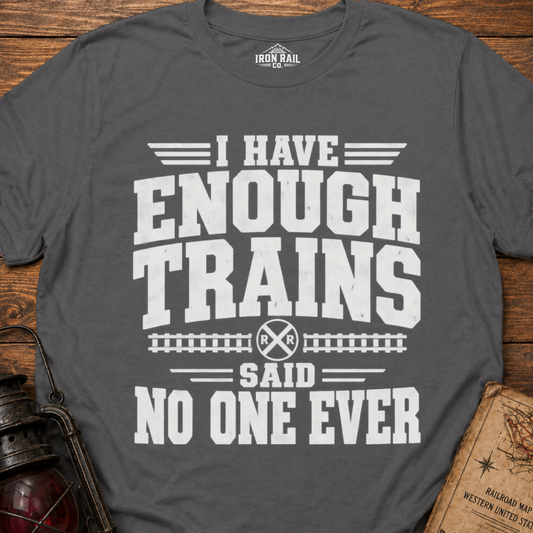 I Have Enough Trains Said No One Ever T-Shirt