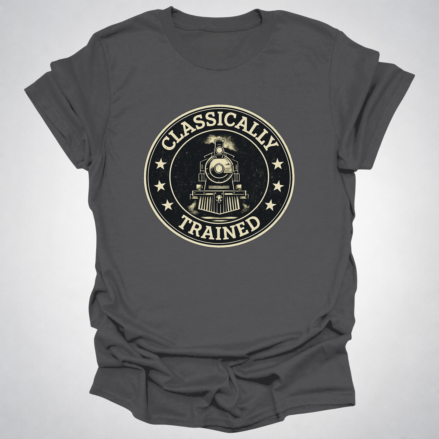 Classically Trained – Vintage Train Lover T-Shirt