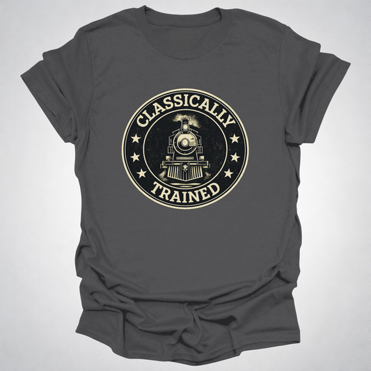 Classically Trained – Vintage Train Lover T-Shirt