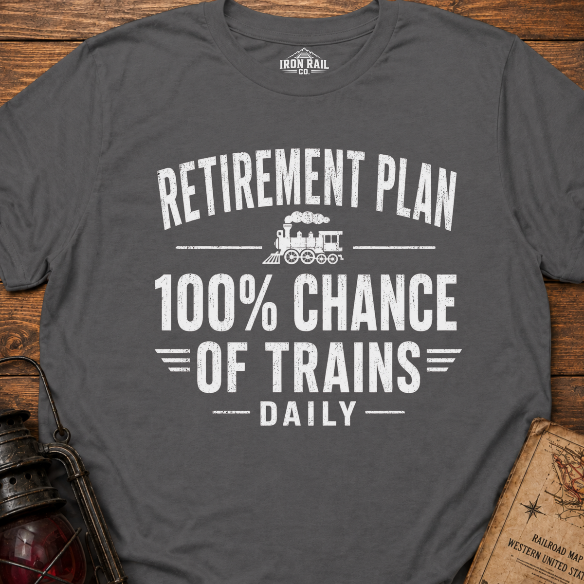 Retirement Plan Train T-Shirt