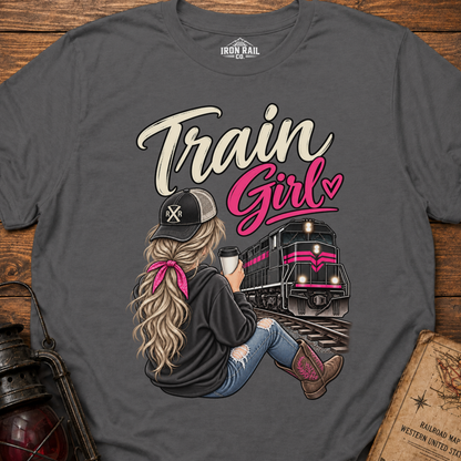 Train Girl Railfan T-Shirt