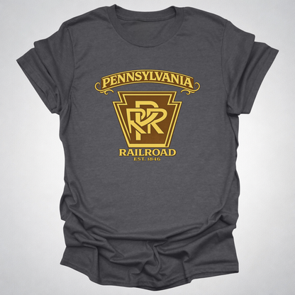 Pennsylvania Railroad Keystone T-Shirt | Classic PRR Railfan Design (Est. 1846)