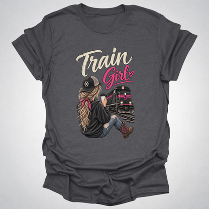 Train Girl Railfan T-Shirt