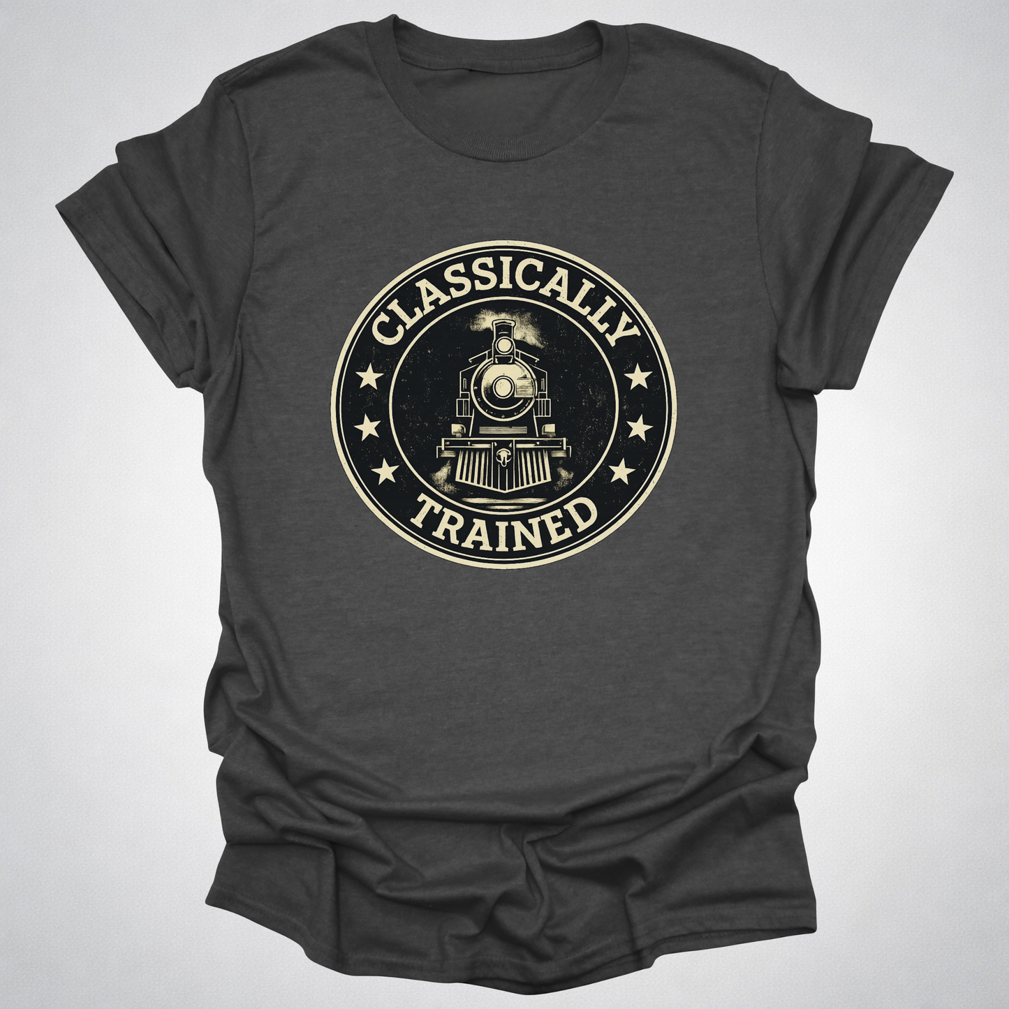 Classically Trained – Vintage Train Lover T-Shirt