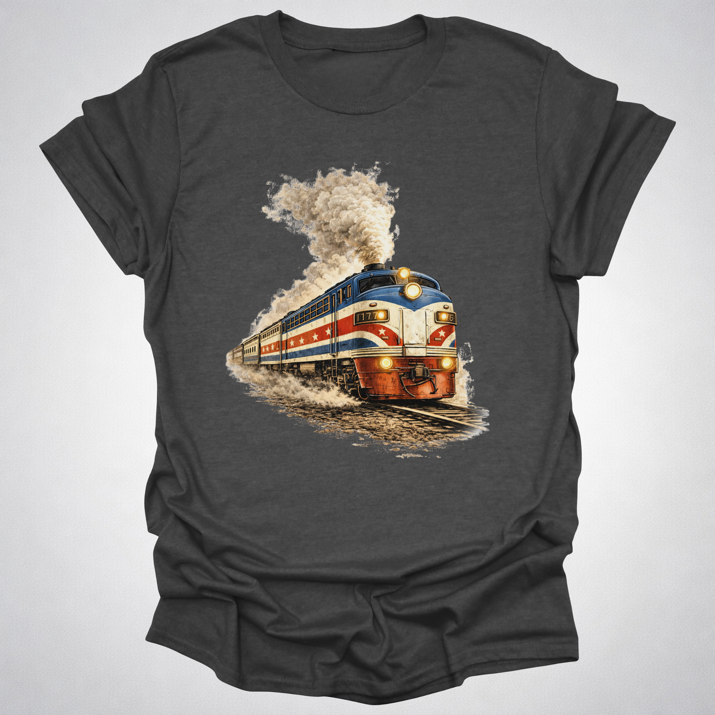 Spirit of 1776 Diesel Train T-Shirt | Patriotic Railfan Tee