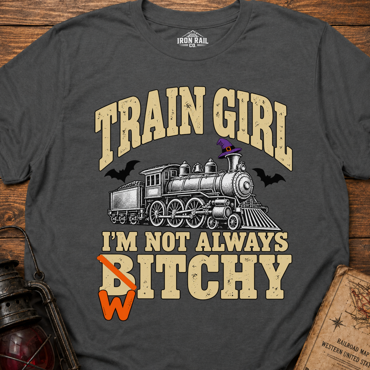 Train Girl – I’m Not Always Witchy Halloween T-Shirt