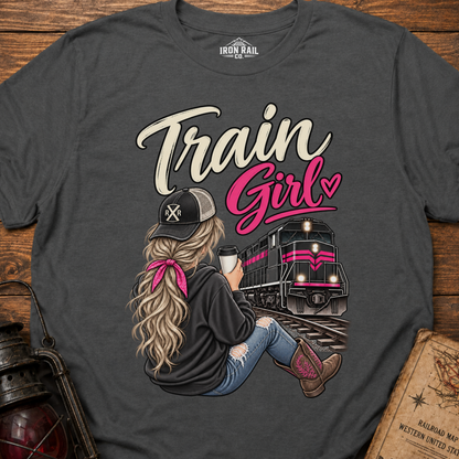 Train Girl Railfan T-Shirt