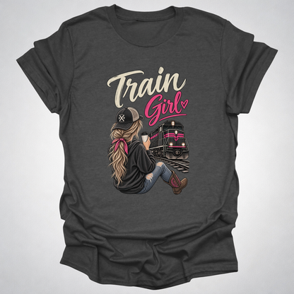 Train Girl Railfan T-Shirt