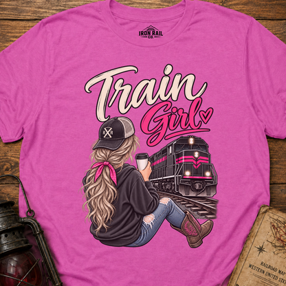 Train Girl Railfan T-Shirt