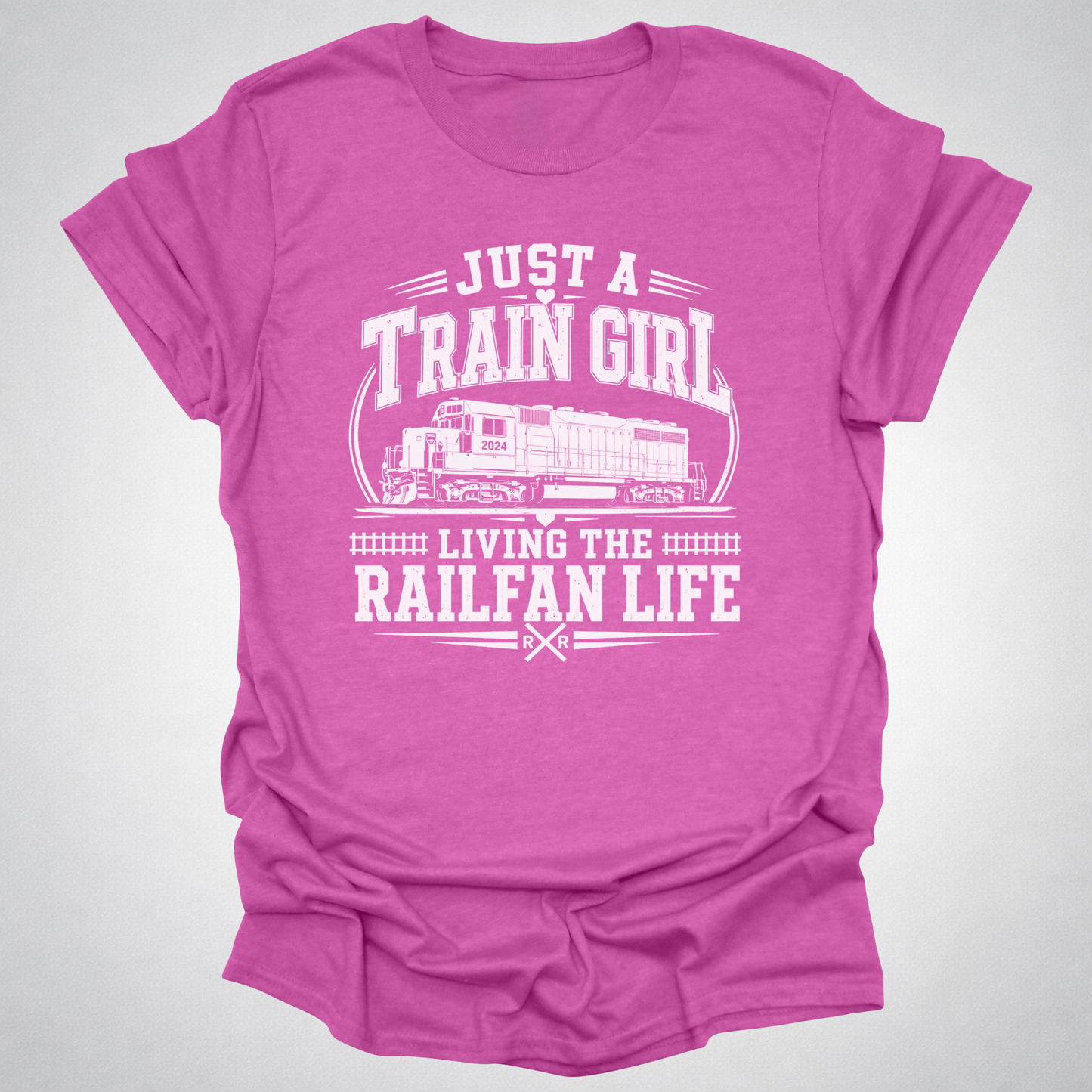 Just a Train Girl Railfan Life T-Shirt