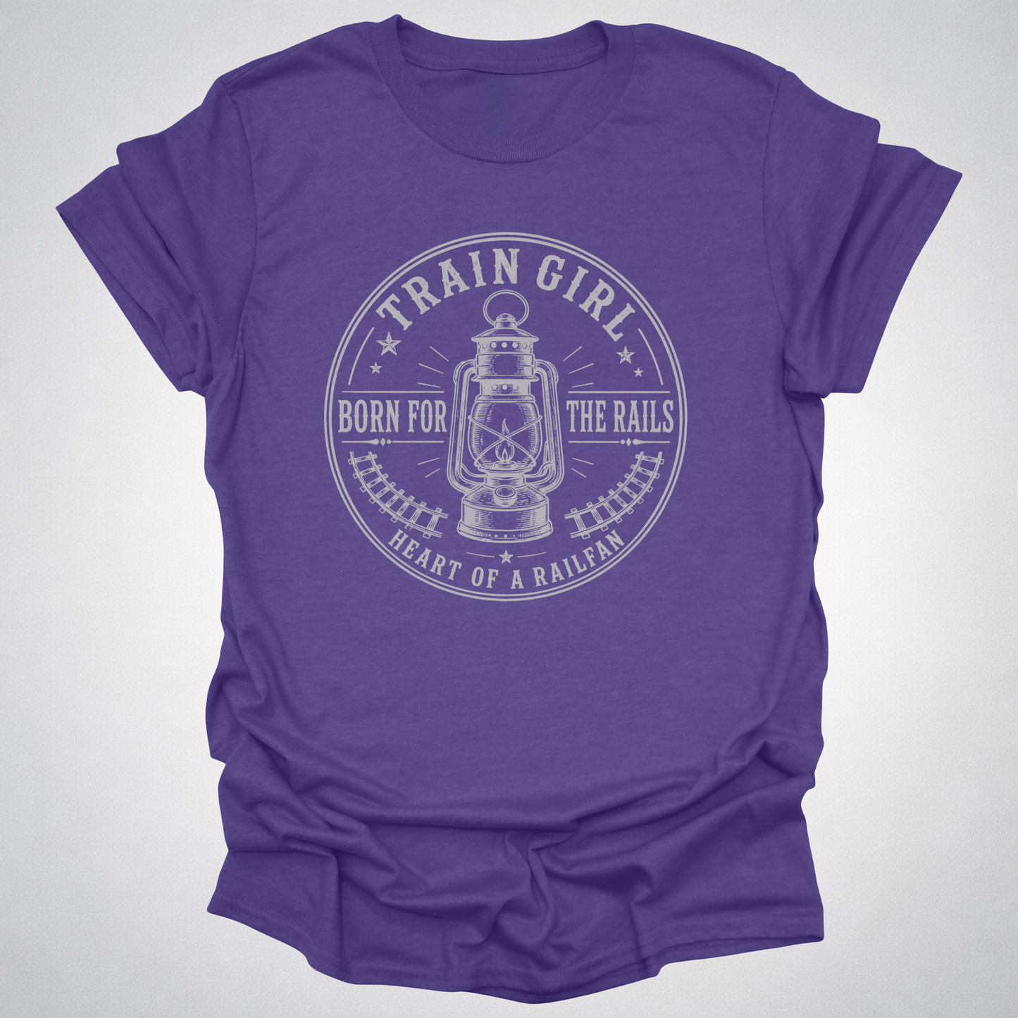 Train Girl Born for the Rails T-Shirt