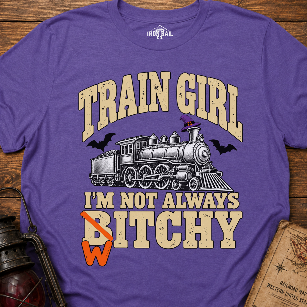 Train Girl – I’m Not Always Witchy Halloween T-Shirt