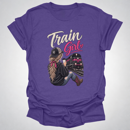 Train Girl Railfan T-Shirt
