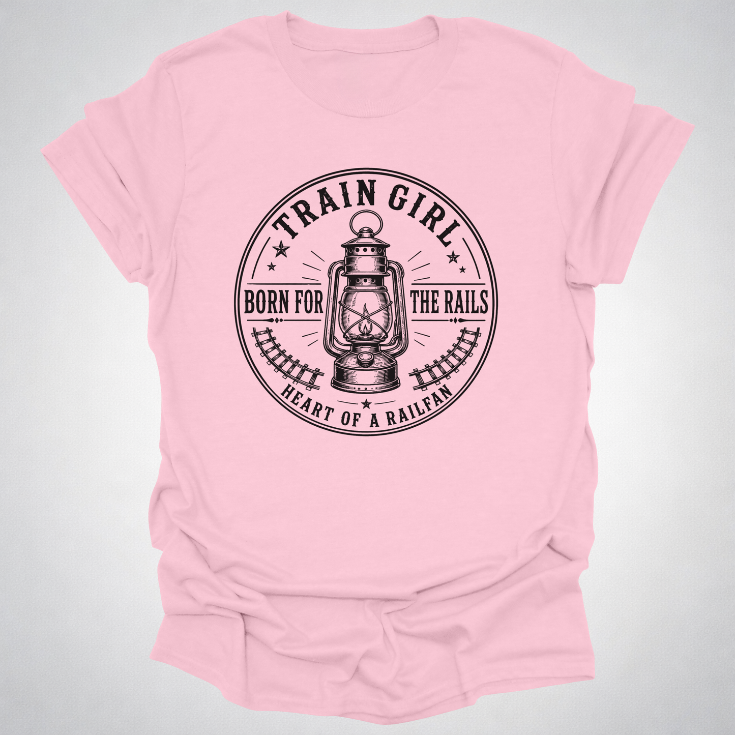 Train Girl Born for the Rails T-Shirt
