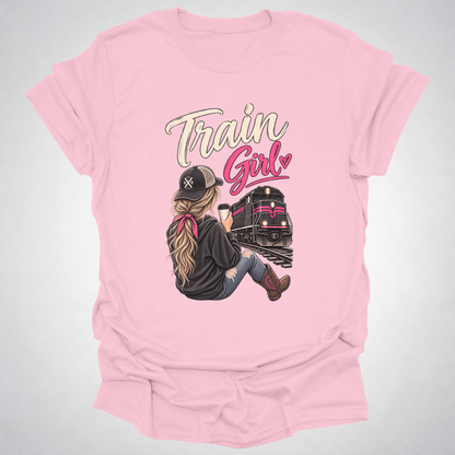 Train Girl Railfan T-Shirt