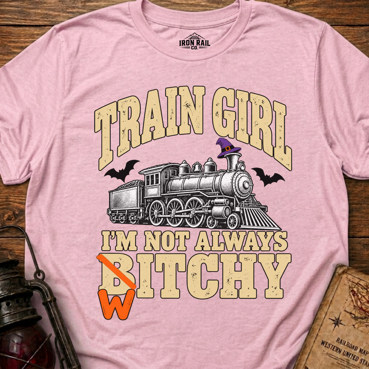 Train Girl – I’m Not Always Witchy Halloween T-Shirt