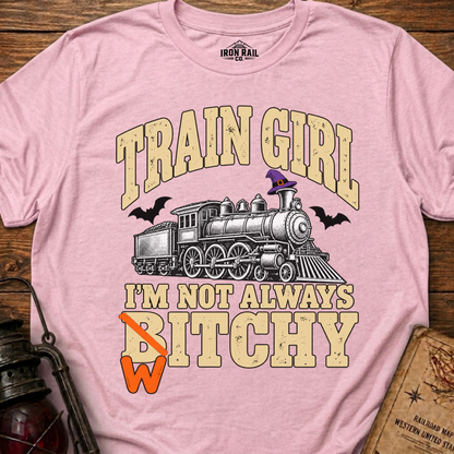 Train Girl – I’m Not Always Witchy Halloween T-Shirt