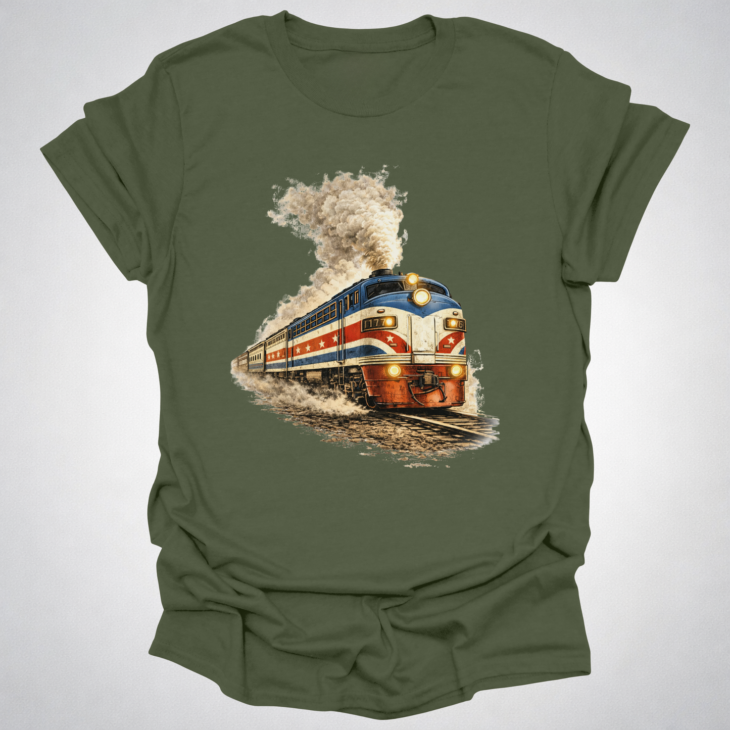 Spirit of 1776 Diesel Train T-Shirt | Patriotic Railfan Tee