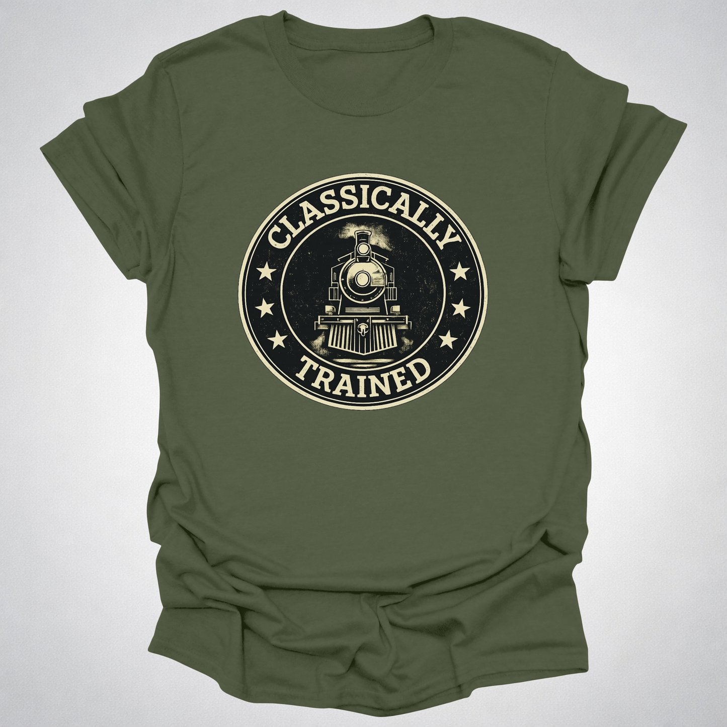 Classically Trained – Vintage Train Lover T-Shirt