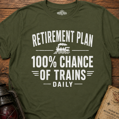 Retirement Plan Train T-Shirt