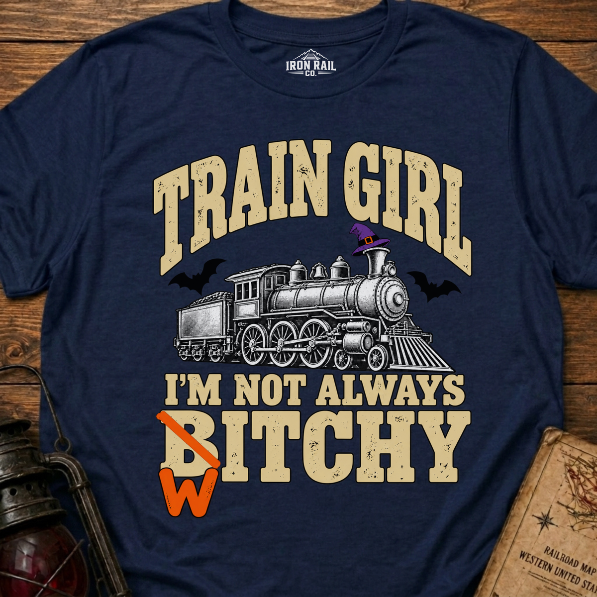Train Girl – I’m Not Always Witchy Halloween T-Shirt