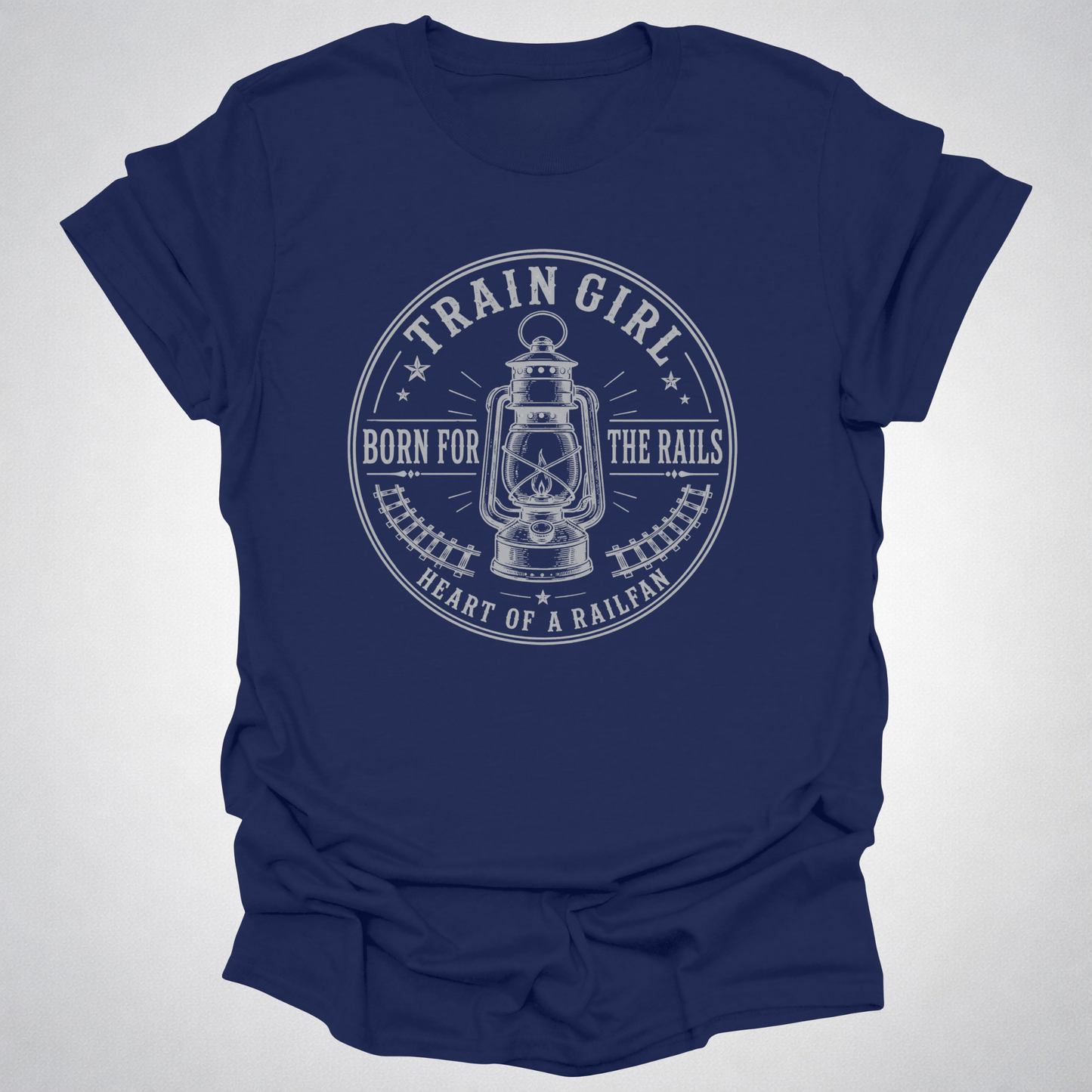 Train Girl Born for the Rails T-Shirt