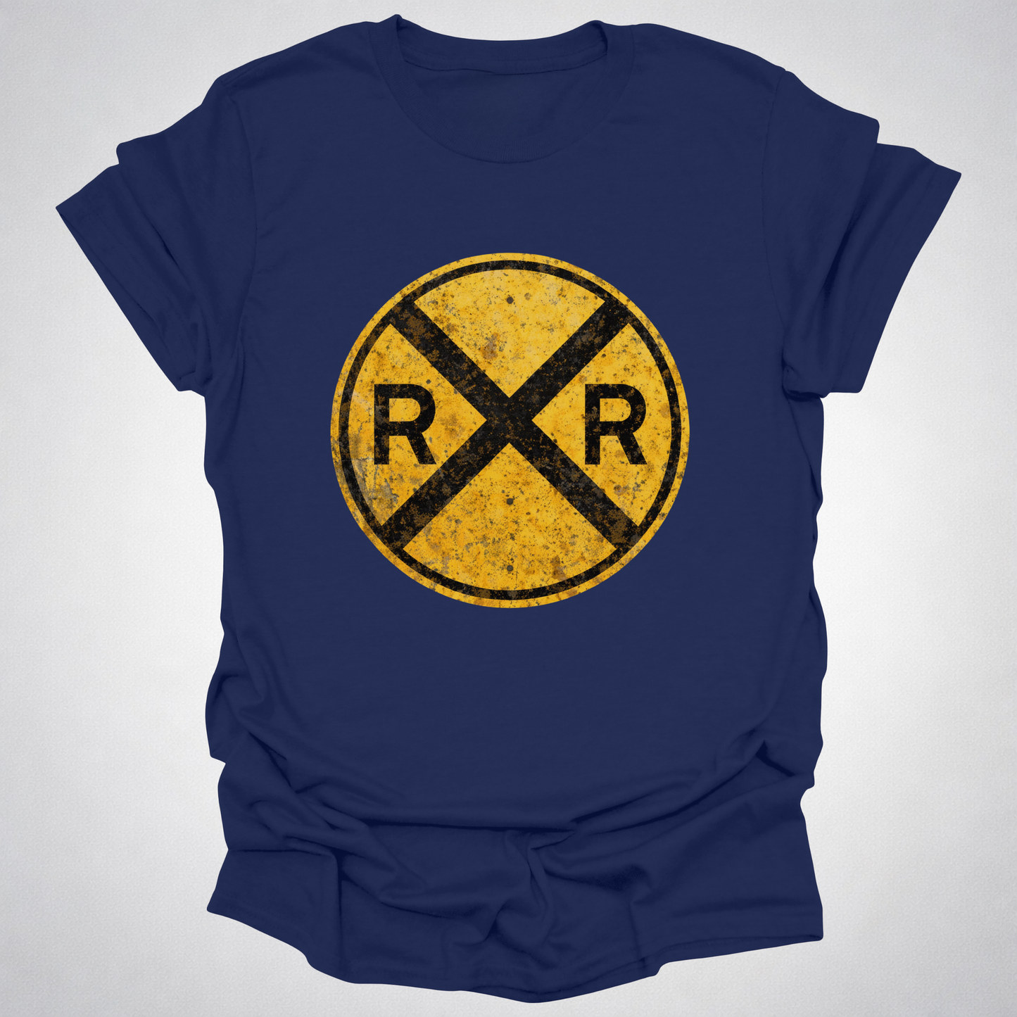 Classic Railroad Crossing T-Shirt | Classic RR Railfan Tee