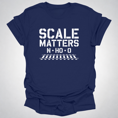 Scale Matters Model Railroad T-Shirt – N • HO • O