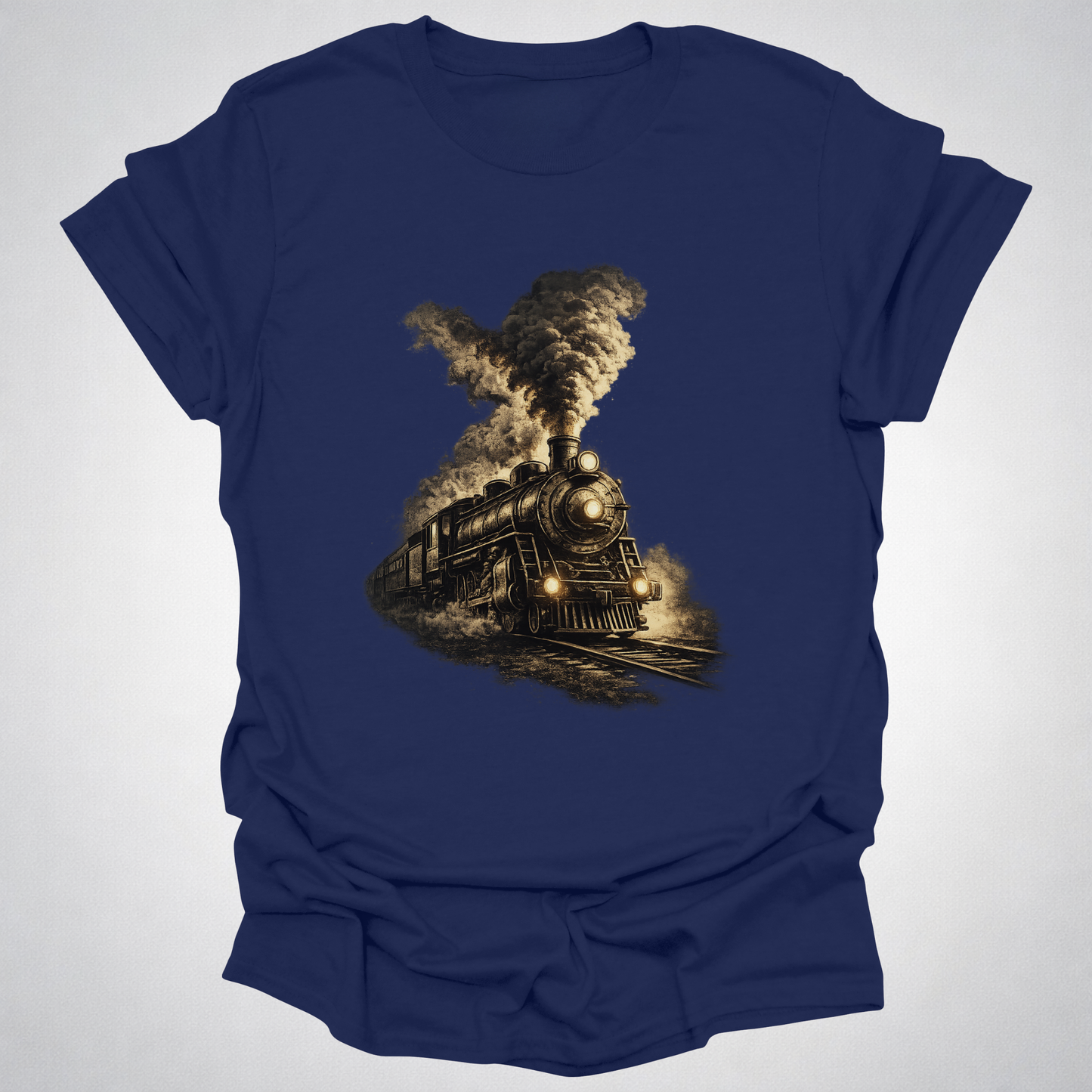 Steam Power – Vintage Locomotive Art T-Shirt