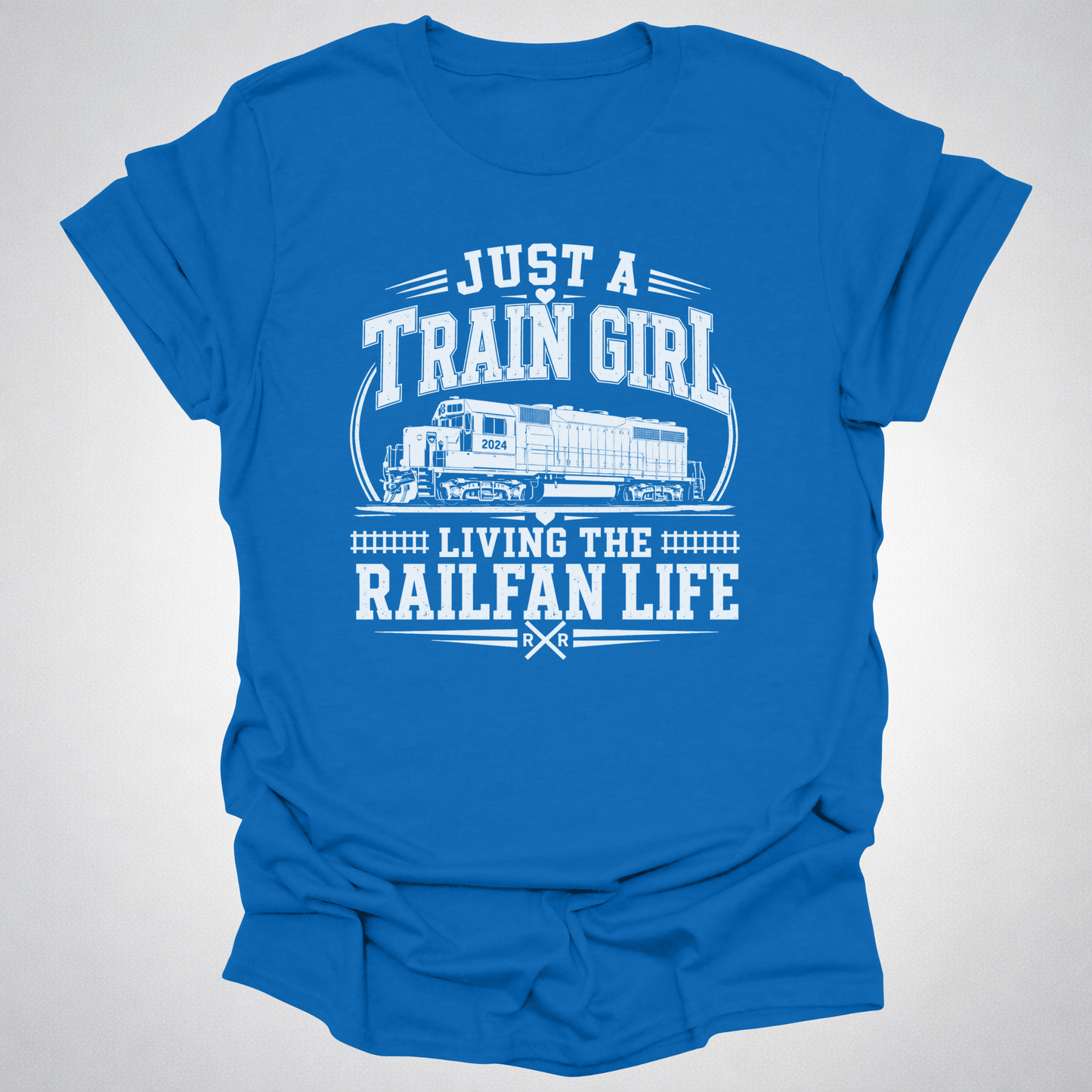 Just a Train Girl Railfan Life T-Shirt