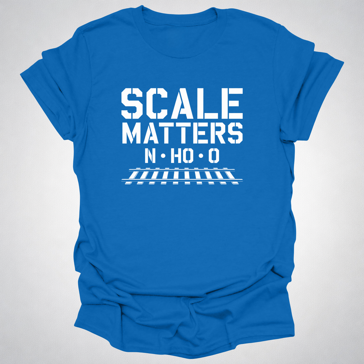 Scale Matters Model Railroad T-Shirt – N • HO • O