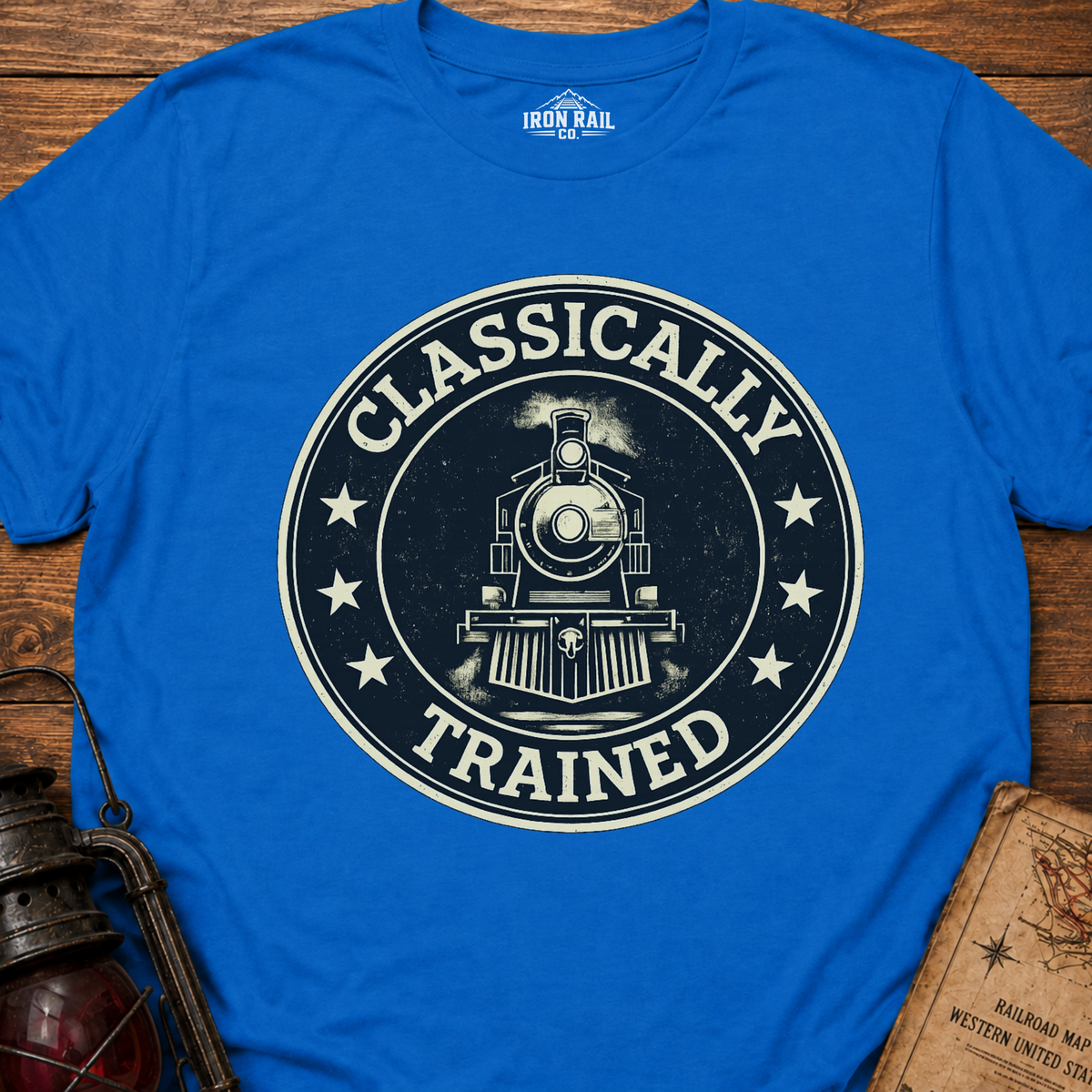 Classically Trained – Vintage Train Lover T-Shirt