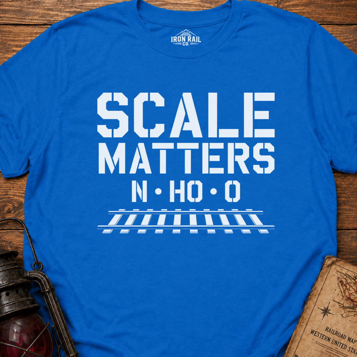 Scale Matters Model Railroad T-Shirt – N • HO • O